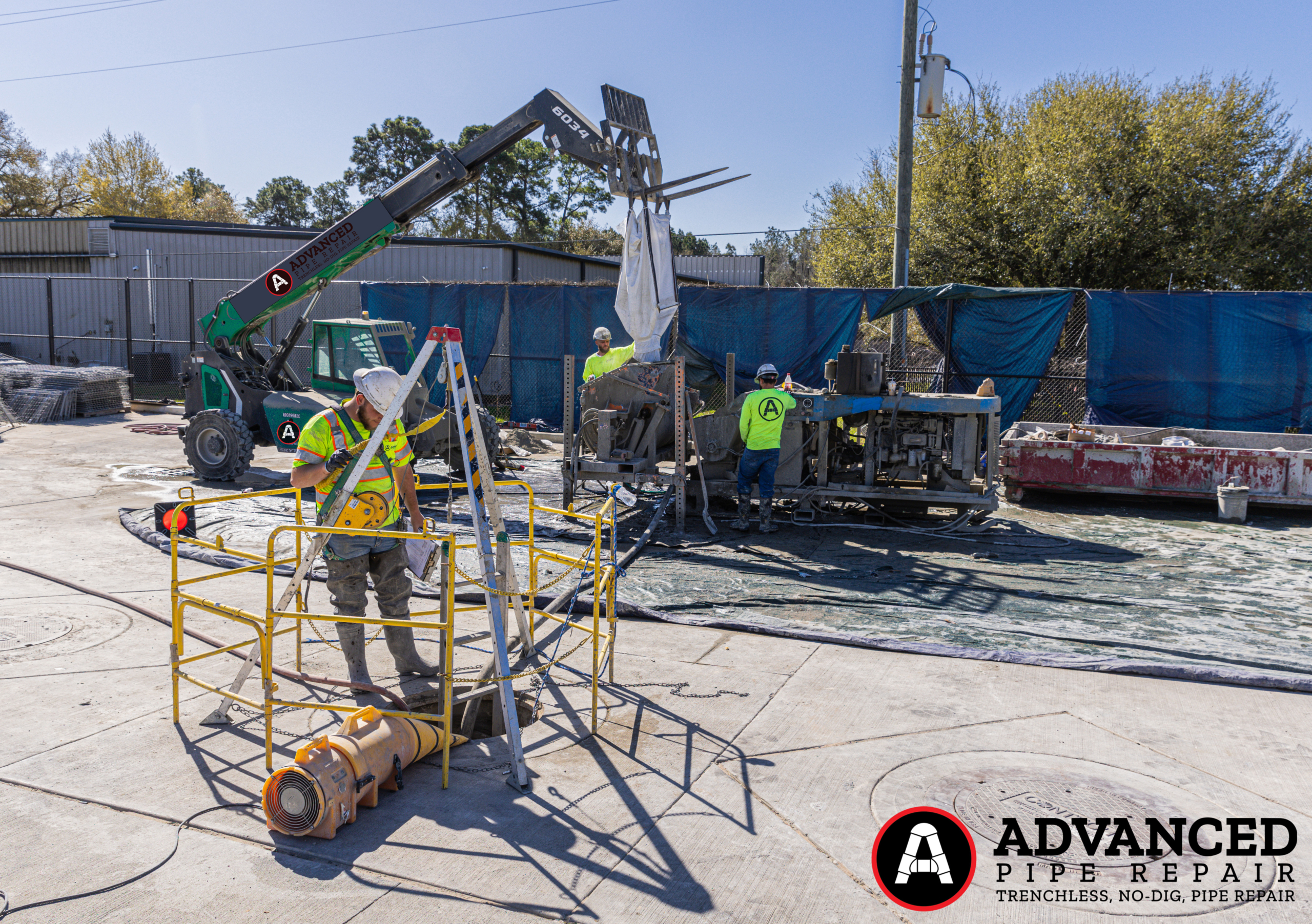 shotcrete lining for large pipelines